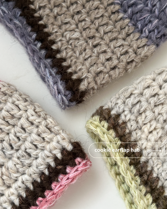 All-in-one DIY Kit No.1 | Cookies Earflap Hat