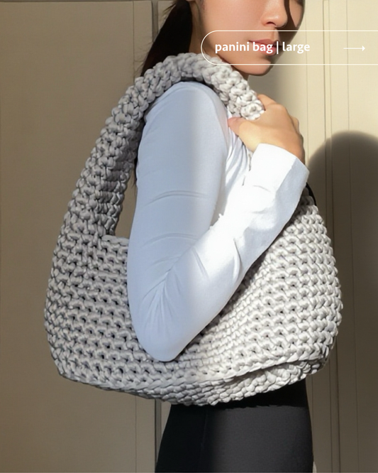 All-in-one Crochet Kit No.05 | Panini Bag Large: Large Capacity Edition