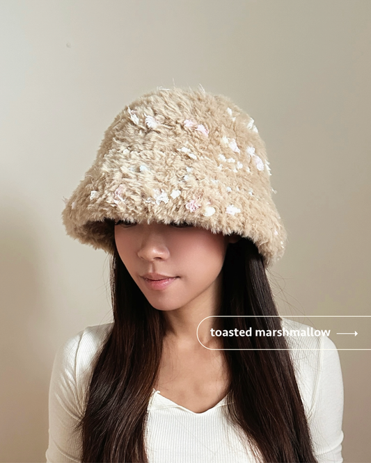 All-in-one DIY Kit No.2 | Toasted Marshmallow Bucket Hat